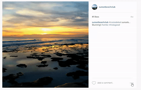 GIF how to embed Instagram post